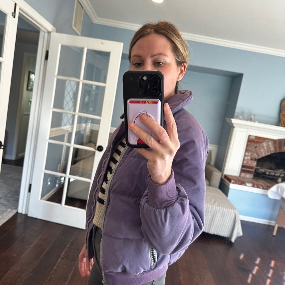 Vintage purple puffer ski jacket - Picture 7 of 11